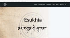 Desktop Screenshot of esukhia.org